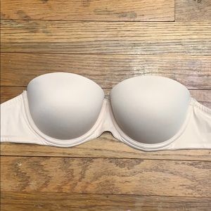 Tan Strapless bra